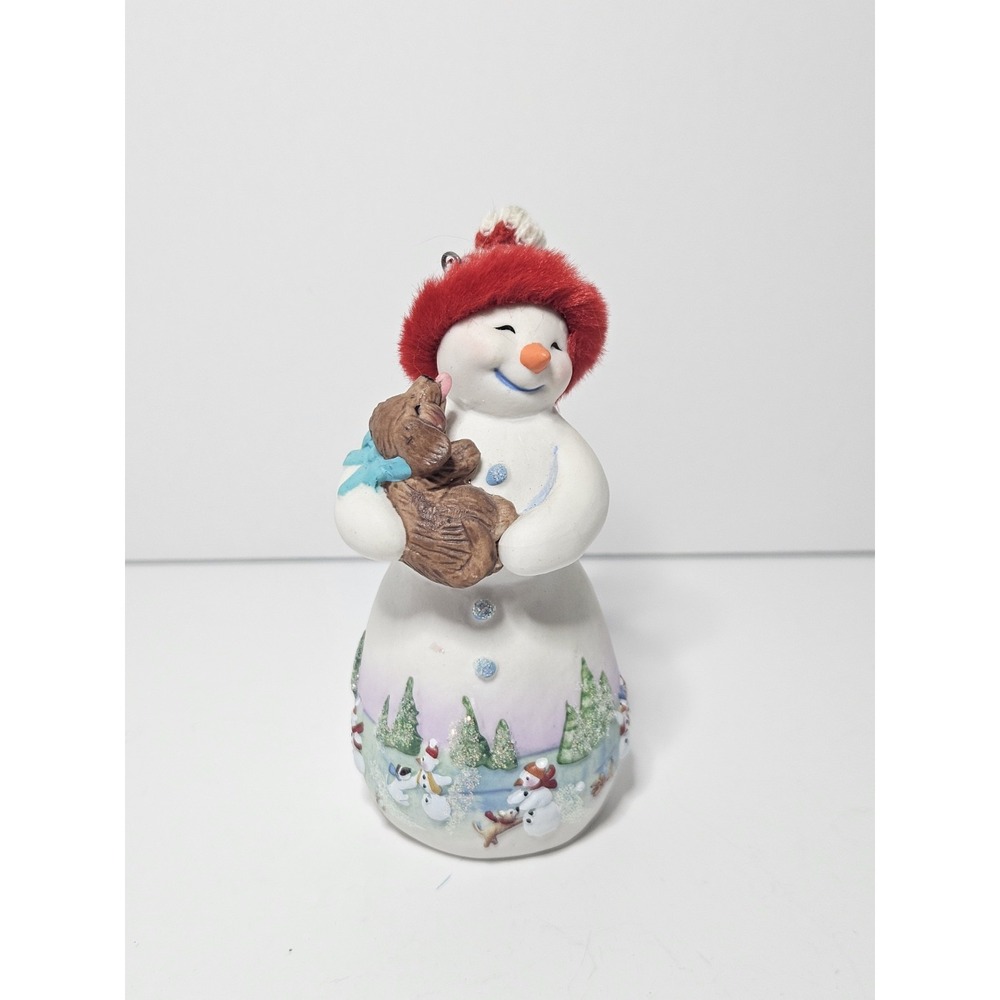 2022 Hallmark Keepsake Ornament Snowtop Lodge Special Edition Snowman Puppy Dog - Picture 2 of 10